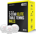 PRO SPIN 3-Star Ping Pong Balls – Professional White 40+ Table Tennis Balls | 3-Star Premium 40 Training & Competition Balls | Bulk, 10-Pack, and 3-Pack Options for Elite Players