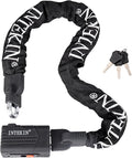 Bike Chain Lock 3FT/4FT/5FT Heavy Duty Bike Lock Anti-Theft Bicycle Chain Lock 8mm/10mm Thicker Bicycle Lock Chain Bike Lock with 3 Keys for Bike, Motorcycle