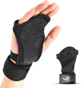 HiRui Ventilated Workout Gloves for Men Women, Built-in Wrist Wraps and Non-Slip Palm Silicone to Avoid Calluses, Exercise Gym Gloves for Training Powerlifting Weightlifting, Size : Small