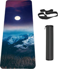 Non Slip Yoga Mat TPE Workout Mat for Men Women, Thick Workout Mat with Carrying Strap, Fitness Mats for Exercise, Yoga, Fitness, Pilates, Floor Workouts (72" x 24" x 6mm)
