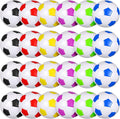 HyDren 24 Pack Soccer Balls Bulk with Pump Official Outside Christian Charity Donation Sport Soccer Balls Gifts for Teens Adults