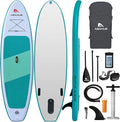 Abahub Inflatable SUP, Wide 10'6" x 31"/34" x 10'6" iSUP, Blue Standup Paddleboard with Adjustable SUP Kayak Paddle, for Yoga, Paddle Board, Kayaking, Surf, Canoe, Fishing