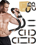 Saker Twister Arm Trainer, PowerTwist Arm Trainer, Adjustable Forearm Strengthener, Arm Exercise Equipment, Chest Workout Equipment, Portable Spring Resistance for Home Gym Equipment