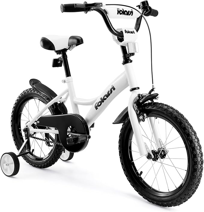 Kids Bike 14 16 18 Inch Bicycle for 3-9 Years Boys Girls Bike，Children's Bicycle with Bell Training Wheels, Multiple Colors