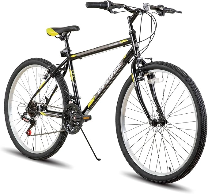 Hiland Adult 26 Inch Mountain Bike, Mens and Womens Bicycle with 21 Speed, High-Carbon Steel Frame Mountain Bicycle, Sport MTB for Men Women