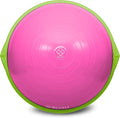 Bosu Balance Ball Exercise Trainer, Home Gym Equipment w/ Guided Workouts & Pump, 26", Blue - Inflatable Fitness Platform for Strength Training, Standing, Balancing, and Core Workout