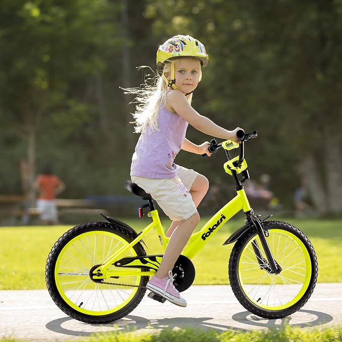 Kids Bike 14 16 18 Inch Bicycle for 3-9 Years Boys Girls Bike，Children's Bicycle with Bell Training Wheels, Multiple Colors