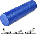 Yes4All High Density Foam Roller for Back, Variety of Sizes & Colors for Yoga, Pilates - Blue - 24 Inches