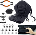 HLOGREE Kayak Seats - 1/2 Pck, Thicken Padded Seat Cushion with Back Support, Canoe & Ocean Sup Compatible