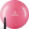 ProBody Pilates Exercise Ball - Multiple Sizes Gym Grade Balance Ball for Fitness, Yoga, Workout, Pregnancy & Physical Therapy