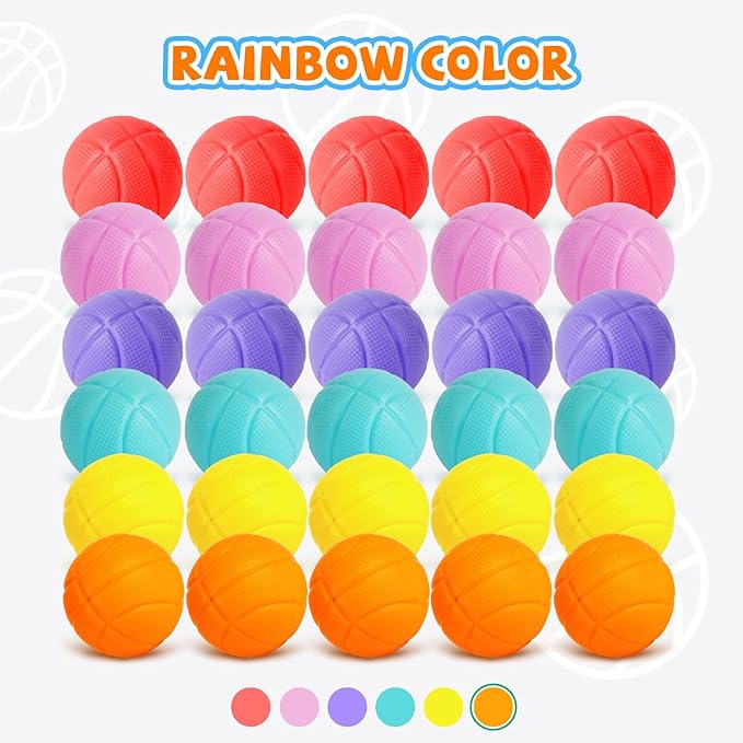 punkdog 30 PingPong Balls for Pop and Catch Ball Game - Outdoor Indoor Game Activities for Boys & Girls,Birthday and Christmas Party Favors Gifts for Kids Ages 4 5 6 7 8 10 12+ Years Old and Adults