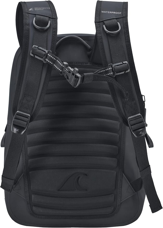 Breakwater Supply™ Waterproof IP68 Submersible Backpack with Airtight Zippers | Laptop Travel Outdoors | Fogland 25L 20L 15L