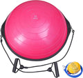Nice C Balance Ball, Half Ball, Balance Ball, Exercise Workout Trainer, with Resistant Band, Strength Fitness Yoga with Bonus Foot Pump
