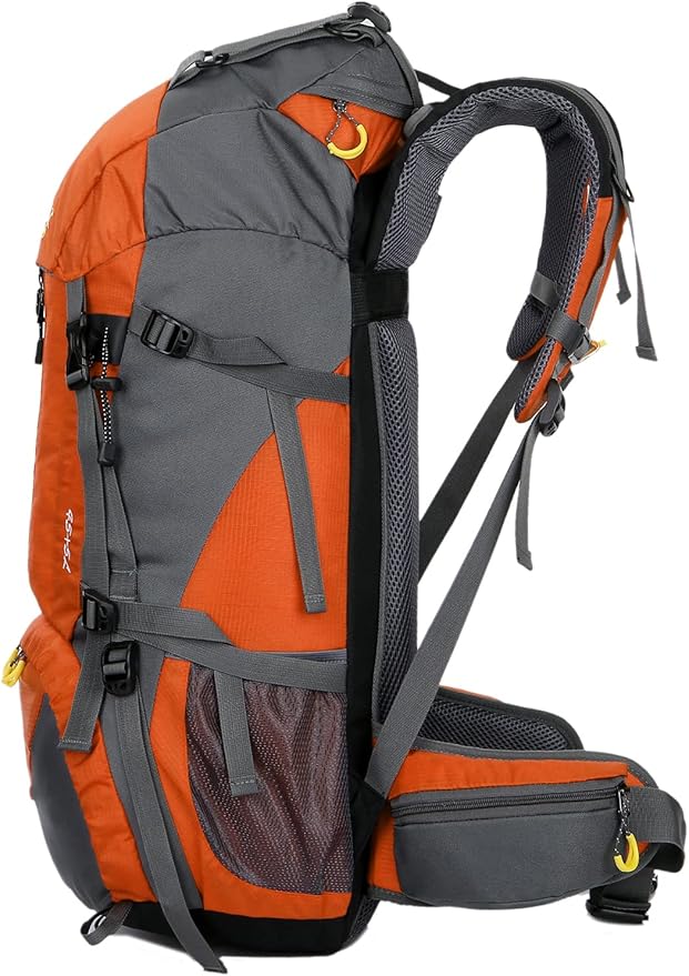 Esup 50L Hiking Backpack Men Camping Backpack with rain cover 45l+5l Lightweight Backpacking Backpack Travel Backpack
