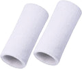 Willbond 6 Inch Wrist Sweatband Sport Wristbands Elastic Athletic Wrist Bands for Sports 2 Pieces