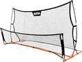 Katop Soccer Training Rebounder Net, 2-in-1 Soccer Goal Net with Heavy Duty All-Weather Metal Frame, for Shooting, Passing and Penalty Kick Training