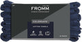 Fromm ColorSafe 100% Cotton Bleach Proof Salon Hair Towels, for Hairstylists, Barbers, Spa, Gym, Absorbent and Stain-Resistant Navy Blue Towels for Drying Long, Curly, Wavy Hair, 16" x 29",6 Pack