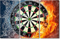 Large Wall Art for Living Room Office DartBoard Canvas Art Wall Decor Inspirational Modern Wall Art Shooting Target Paintings for Bedroom Framed for Home Decorations Ready to Hang - 40"Wx60"H