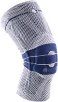Bauerfeind - GenuTrain - Knee Brace - Targeted Support for Pain Relief and Stabilization of The Knee, Provides Relief of Weak, Swollen, and Injured Knees- Size 5 - Color Titanium