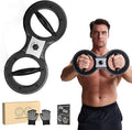 HOTWAVE Burn Machine Arm Workout, Spinning Rotator Shoulder Burn Machine - 360 Degree Rotating Burn Machine Arm Workout Equipment Machine for Men&Women with Boxing Gloves Adjustable Resistance