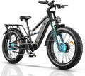 Dual Motor Electric Bike Peak 3000W, 52V 20AH Battery E Bike for Adults 26 Inch Fat Tire Mountain Electric Bicycle 38 MPH, Full Suspension Dual Hydraulic Disc Brake, Up to 90 Miles Range