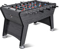 Foosball Table, 58" Competition Sized Soccer Table Game, Heavy Duty Arcade Game Table with 2 Balls for Adult, Kids, Home, Indoor Game Room Sport