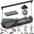 Pilates Board,Multifunctional Rebound Abdominal Board,Foldable Pilates Reformer Set, Ab Core Trainer Machine,Ab Exercise Board,Abs Workout Equipment for Women Home Gym Equipment