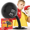 Strong Suction Desktop Punching Bag - Stress Relief Boxing Ball with Upgraded Durable Spring, Secured Office Home Desk Toy Gift for Kids, Friends, and Coworkers