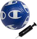 Champion Youth & Adult Soccer Ball - Paneled Design, Enhanced Control, Durable Cover & Butyl Bladder, for Indoor & Outdoor Training, Sizes 3, 4, 5, Includes 6" Pump