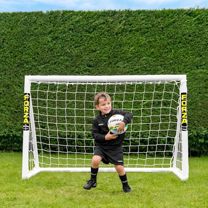 Forza Backyard Soccer Goals [9 Sizes] | Ultra-Durable uPVC Weatherproof Kids Soccer Goals | Quick Assembly – Every Goal Counts!
