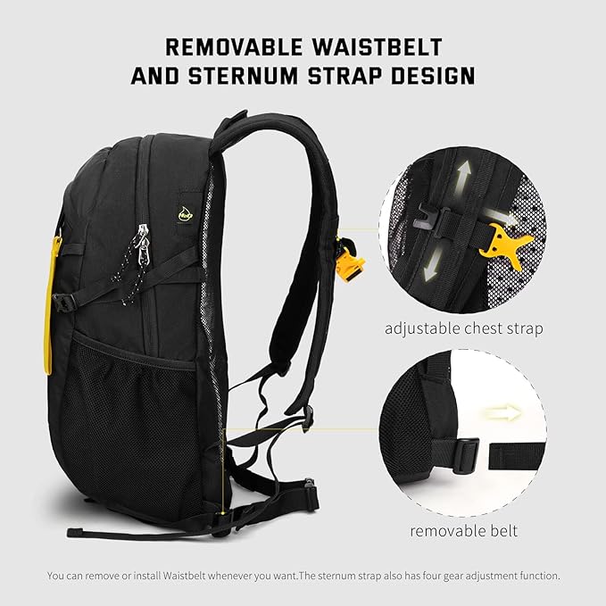 SKYSPER Small Hiking Backpack, 20L Lightweight Travel Backpacks Hiking Daypack for Women Men