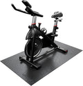 Treadmill Mat, Bike Trainer Mat for Stationary Spin Bike, 60" x 36" Non Slip Exercise Equipment Mat for Bike, Treadmill, Elliptical, Yoga - Workout Floor Protector for Carpet Or Hardwood