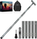 aiGear Tactical Stick Hiking Walking Staff - Trekking Poles Tactical Staff Adjustable Hiking Stick Gear for Outdoor Survival Camping Hiking