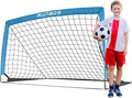 RUNBOW 5x3 ft Portable Kids Soccer Goal for Backyard Practice Soccer Net with Carry Bag