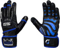 Elite Leather Gym Gloves with Built in 2" Wide Wrist Wraps Grip & Design for Weightlifting Power Lifting Bodybuilding & Strength Training Workout Exercises, Size : XX-Large