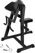 Valor Fitness Adjustable Preacher Curl Bench – Plate Loaded Arm Curl Station for Biceps and Triceps Workouts – Home Gym Strength Training Equipment with 150 lb Capacity