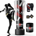 LEKÄRO Freestanding Punching Bag with Boxing Gloves, Heavy Boxing Bag with Stand for Adult Kids, Standing Kickboxing Bag