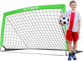 RUNBOW 5x3 ft Portable Kids Soccer Goal for Backyard Practice Soccer Net with Carry Bag