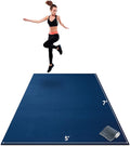 Gorilla Mats Premium Large Exercise Mat – 6x4', 7x4', x7x5', 8x4', 10x4' (1/4" Thick) Ultra Durable, Non-Slip, Workout Mat for Instant Home Gym Flooring – Great on Any Floor – Use With or Without Shoes