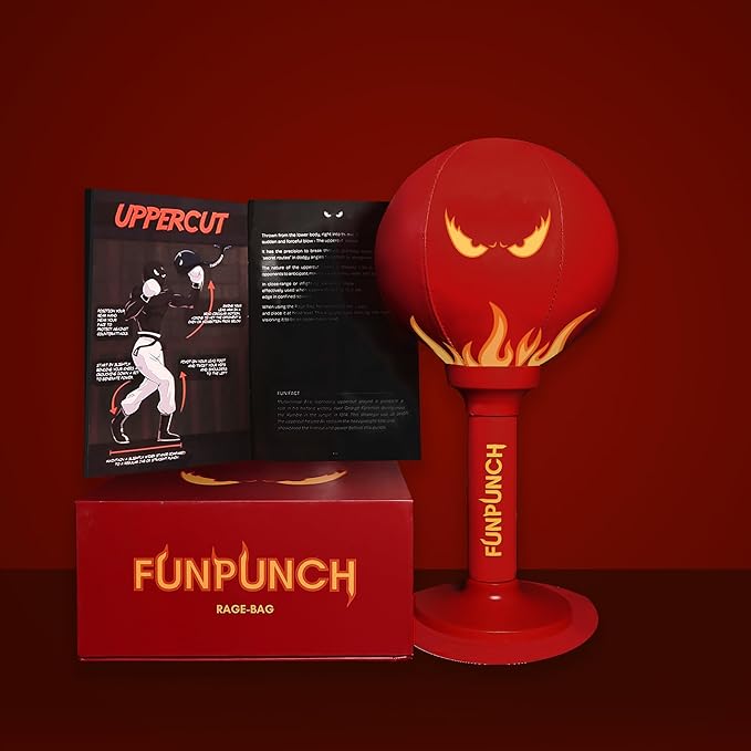 Rage Bag, Desktop Punching Bag | Desk Punching Bag Stress Relief, Fun Punch Rage Bag by Fun Punch Punching Bags