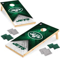 Wild Sports NFL Football 2' x 4' Regulation Size Solid Wood Cornhole Set with Direct Print HD Team Graphics Great Gift for Any Football Fan! Bean Bag Toss Family Outdoor Game