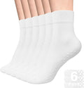 DIBAOLONG Womens & Mens Low Cut Socks, 6-Pair Ankle No Show Athletic Short Cotton Socks