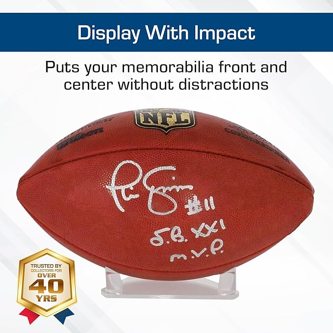BCW Acrylic Ball Stand, 4 Pack | Anti-Slip Design for Basketball, Football, and Soccer Ball Display