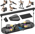 Pilates Board,Foldable Pilates Reformer Equipment with Timer, 7-in-1 Multi-Purpose Portable Pilates Reformer Machine Home Pilates Kit for Home Workout,Fitness,Exercise,Abs
