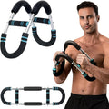 Twister Arm Trainer for Upper Body Workout – 90-160lb Adjustable Resistance Strength Training Bar for Chest, Biceps, Shoulders & Forearms | Home Gym Equipment for Men