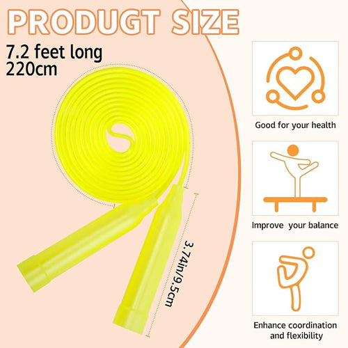 30 Pcs Kids Jump Rope,Colorful Jump Ropes for Kids,7.2 Feet Plastic Jump Ropes,Adjustable Skipping Rope,Jumping Ropes for Party Favors,Birthday Gifts,Indoor Outdoor Activity