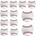 Tballs Training Baseballs Sponge Rubber Core, Reduced Impact Safety Baseballs, Unmarked Tee Ball Practice Baseball for League Play, Pitching, Hitting, Fielding, Autograph, Gifts