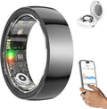 2025 Upgraded Smart Ring Health Tracker for Women Men, IP68 Waterproof Fitness Ring with Sleep Tracker/Step Tracker/Heart Rate/Blood Oxygen/Distance/Calories, No Subscription, Charging Case