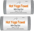PBHEPJ 2 Pack Hot Yoga Towel, Yoga Mat Towel with Grip Dots (72"x 24"), Microfiber, Super Absorbent Towel Non-Slip for Hot Yoga, Exercise, Fitness, Pilates Gear