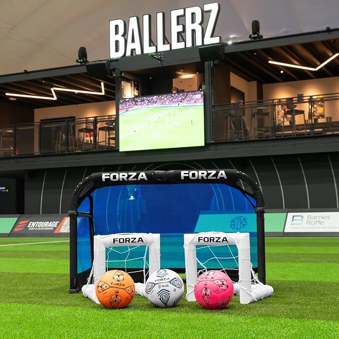 Forza Backyard Soccer Goals [9 Sizes] | Ultra-Durable uPVC Weatherproof Kids Soccer Goals | Quick Assembly – Every Goal Counts!